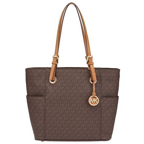 michael kors jet set tote brown uk